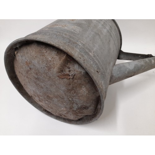 36 - Galvanised Watering Can with removable Rose