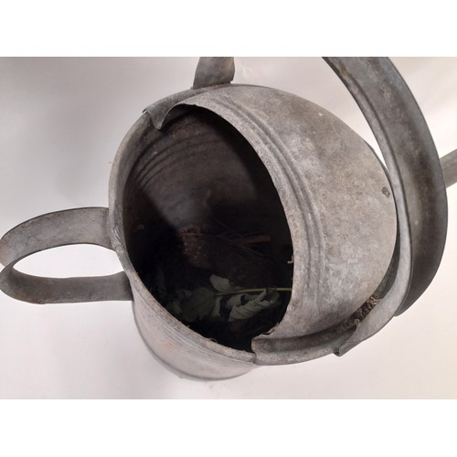 38 - Galvanised Watering Can with removable Rose