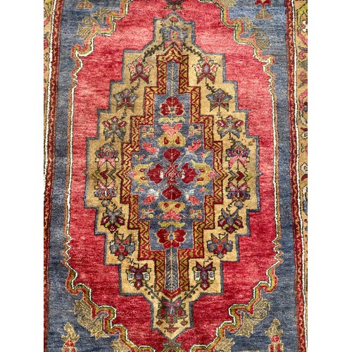 81 - Decorative Handmade Ground Rug / Runner  236cm x 117cm