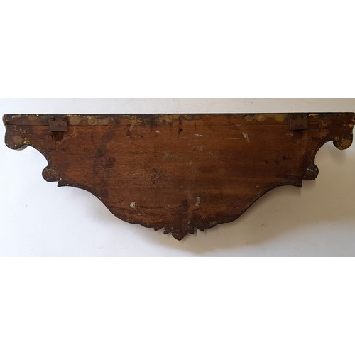 58 - Gilt painted Console Shelf 42cm x 15cm x 9cm