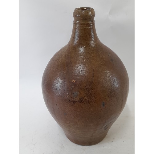 73 - Stoneware Salt Glaze Jug, 28cm high