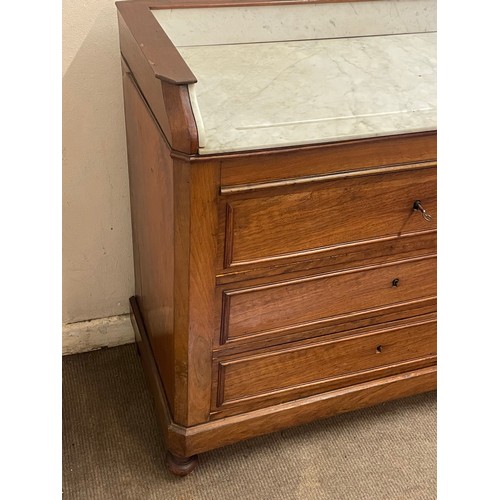 156 - French Marble Top Wash Stand. 90 x 43 x 89 cms