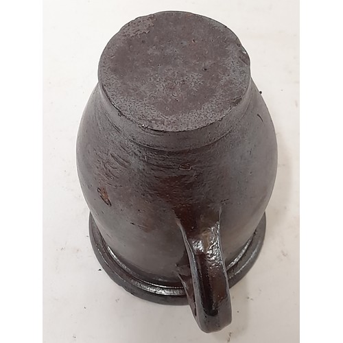 97 - Stoneware Salt Glaze Mug, 15cm high