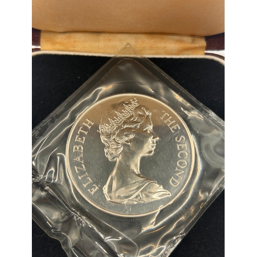 221 - Silver Royal Mint, St Helena Tercentenary Coin.