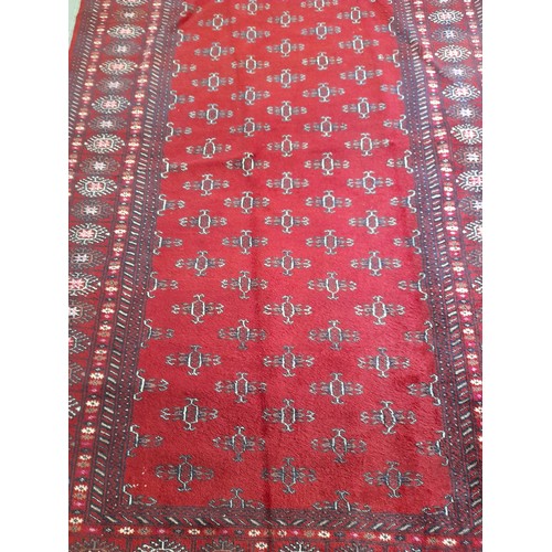 270 - Large Red Ground Rug, 215cm x 125cm