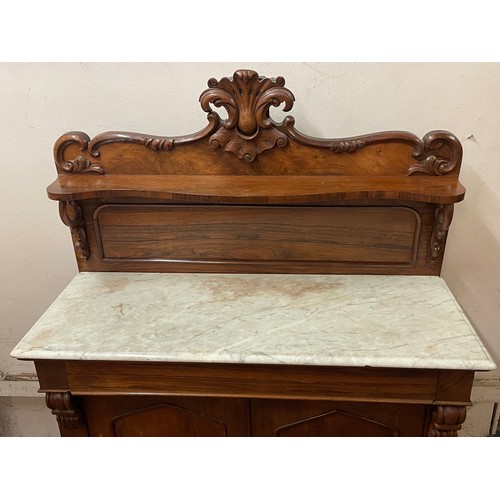 29 - Marble Top Chiffonier. 148 x 107 x 42 cms