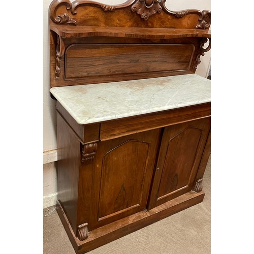 29 - Marble Top Chiffonier. 148 x 107 x 42 cms