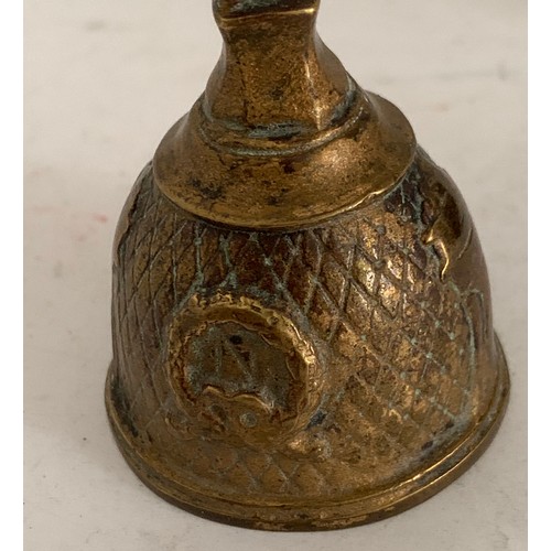 130 - Similar To Previous Lot
Antique Bronze Table Bell Having NAPOLEON Finial With The Waterloo Lion Deco... 