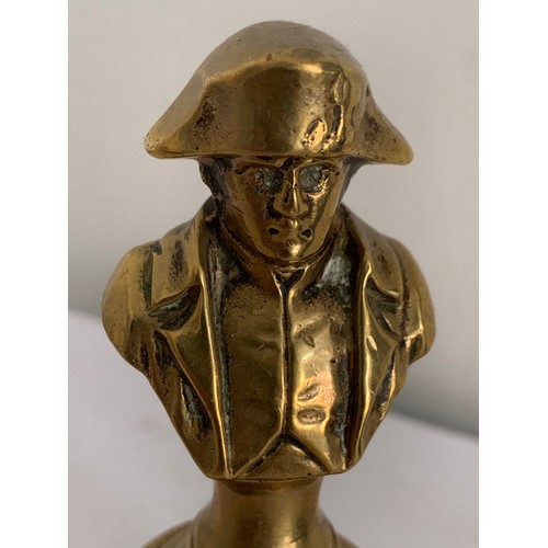 131 - Similar To Previous Lot
Antique Brass Table Bell Having NAPOLEON Finial And Waterloo Battle Scenes
6... 