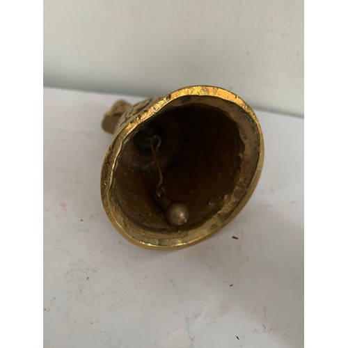 131 - Similar To Previous Lot
Antique Brass Table Bell Having NAPOLEON Finial And Waterloo Battle Scenes
6... 