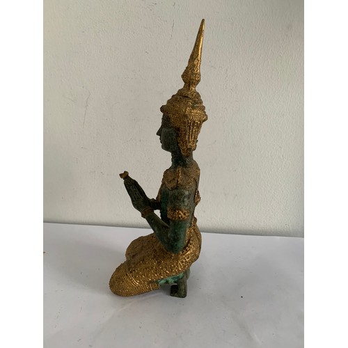 107 - Vintage Bronze Statue Of A Thai Buddha
7.5 x 8 x 23 cms h