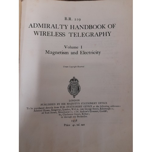 361 - 2 x Books, Hunting, Racing, Coaching & Boxing Ballads by G.A. Fothergill 1926 and
Admiralty Handbook... 