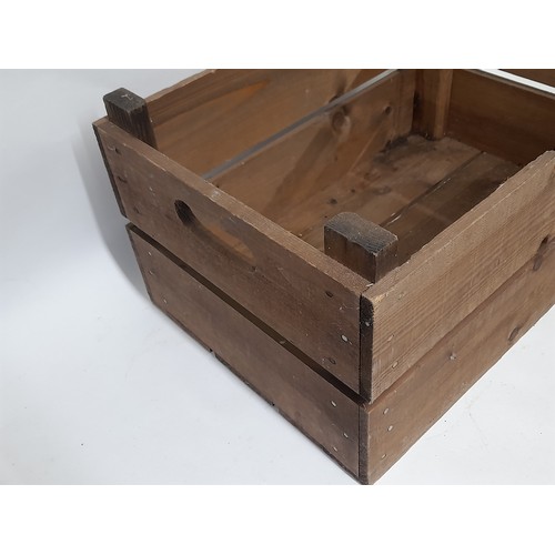 362 - Vintage Wooden Crate, 54cm x 36cm x 24cm