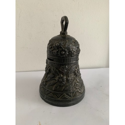 108 - Vintage White Metal Money Box In The Form Of A Bell
10 cms diameter x 15 cms h