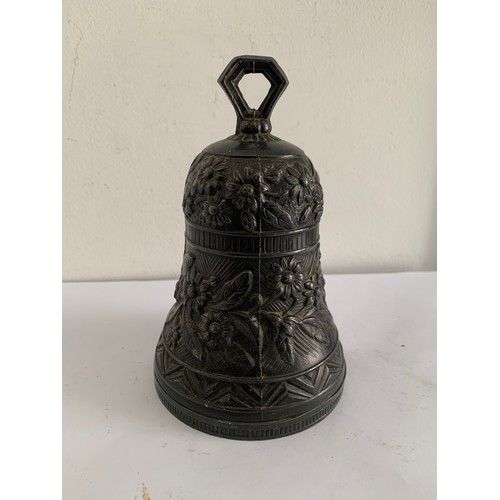 108 - Vintage White Metal Money Box In The Form Of A Bell
10 cms diameter x 15 cms h