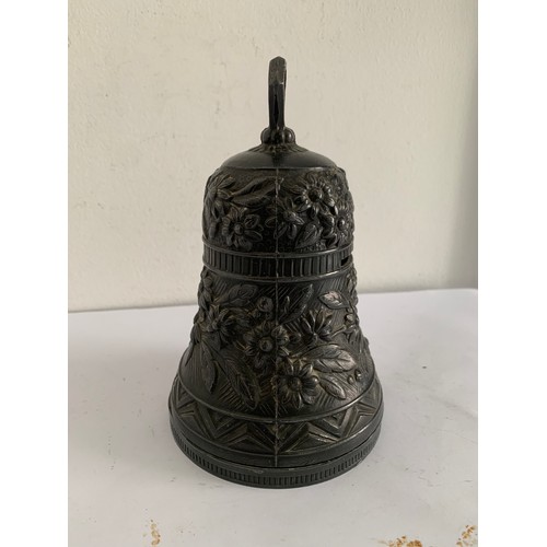 108 - Vintage White Metal Money Box In The Form Of A Bell
10 cms diameter x 15 cms h