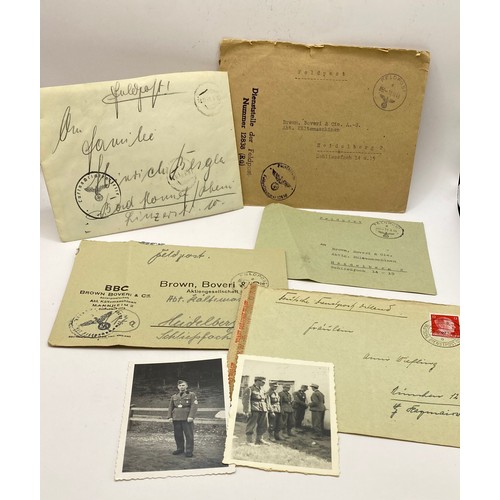 312 - Collection of German WW2 Ephemera to Include Military Photographs, Postcards and Letters