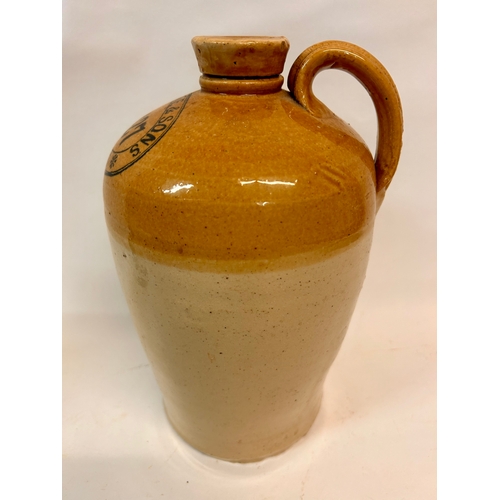 332 - Stoneware Flagen, James Tate&Sons Wells.    26cm x 16cm.