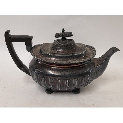 390 - Walker & Hall Teapot with Marks, 28cm long