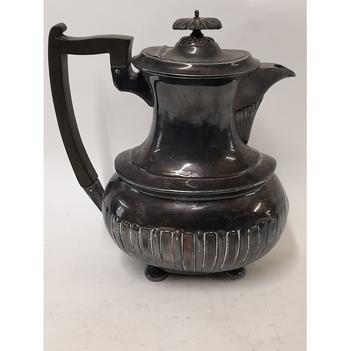 391 - Walker & Hall Hot Water/Coffee Pot, 22cm high