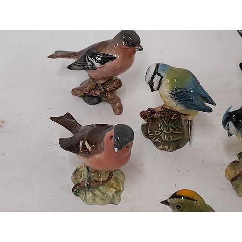 405 - 6 Beswick Bird Figures, tallest 7cm high