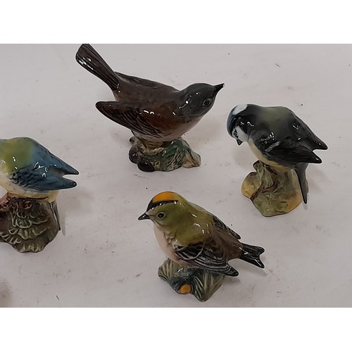 405 - 6 Beswick Bird Figures, tallest 7cm high