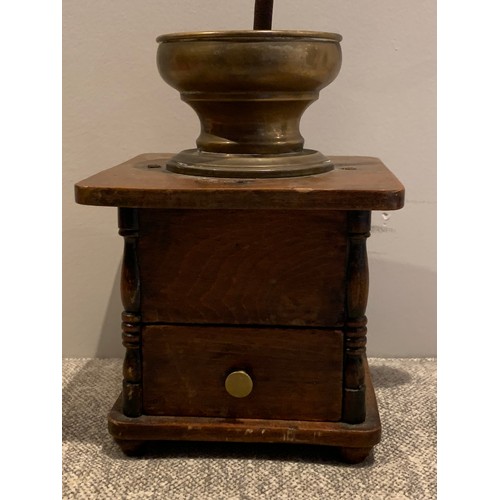 131 - Vintage Continental Coffee Grinder
16.5 x 16 x 31 cms h