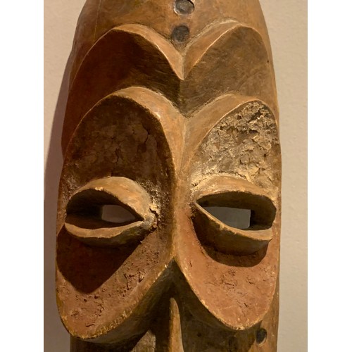 140 - Vintage African Tribal Dancing Mask From Thé KUBA Tribe
44 cms h