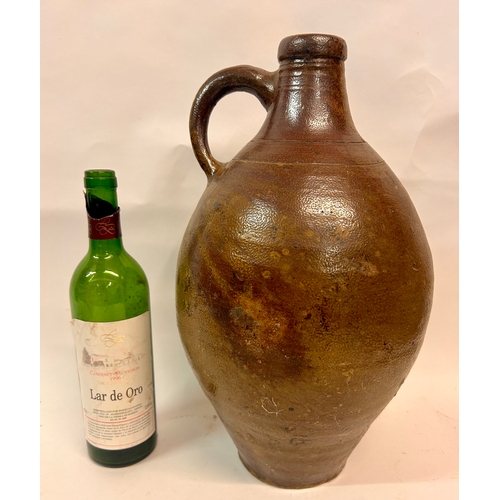 187 - Vintage Salt Glazed Stone Wear Jug. 42cm x 23cm.