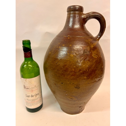 187 - Vintage Salt Glazed Stone Wear Jug. 42cm x 23cm.