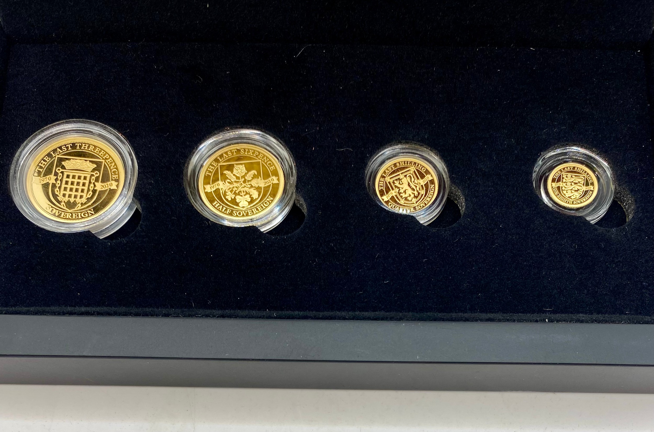 Hattons of London 2020 Set Of Four. Pre Decimal 50th Anniversary 22ct ...