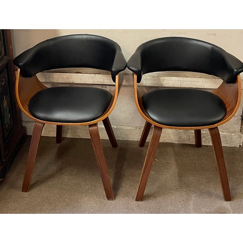 43 - Pair Of Danish Style  Chairs.