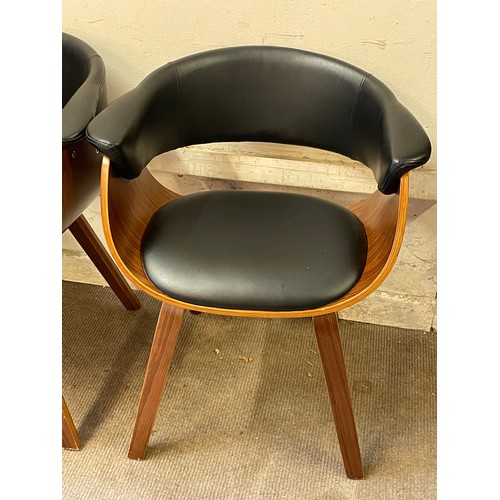 43 - Pair Of Danish Style  Chairs.