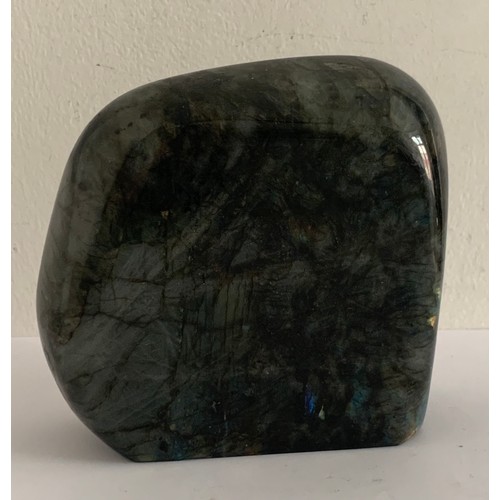 121 - Large Piece Of Polished Blue Labradorite 
1.5 kg
5 x 12 x 13 cms h