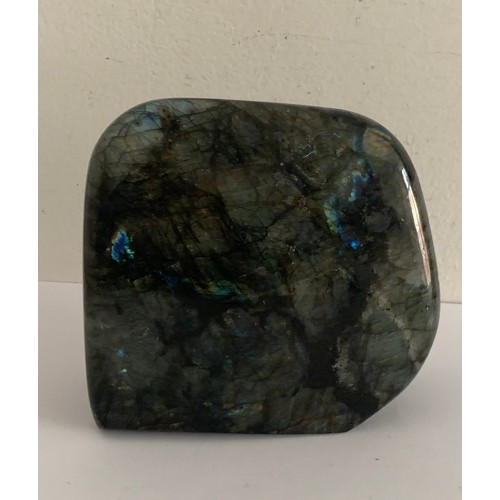 121 - Large Piece Of Polished Blue Labradorite 
1.5 kg
5 x 12 x 13 cms h