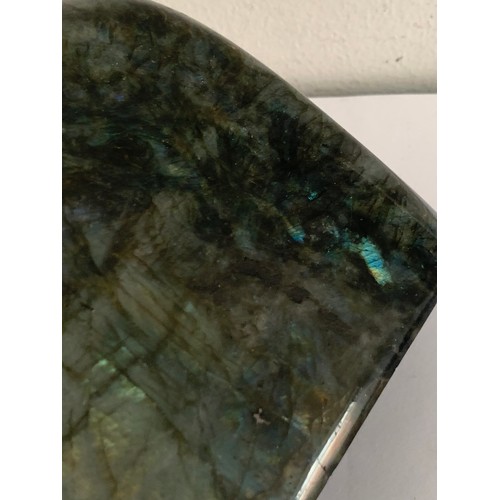 121 - Large Piece Of Polished Blue Labradorite 
1.5 kg
5 x 12 x 13 cms h