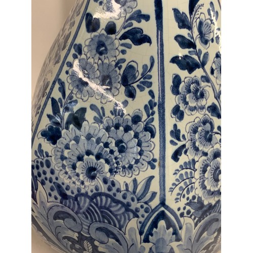 128 - Large Vintage Blue And White Delft Vase
Signed To The Base
18 cms diameter x 36 cms h