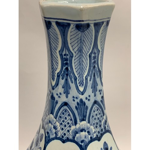 128 - Large Vintage Blue And White Delft Vase
Signed To The Base
18 cms diameter x 36 cms h