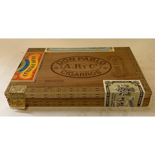 293 - Unopened Box Of Vintage Cigars With Seals Intact By DON PABLO
23 x 16 x 3 cms h