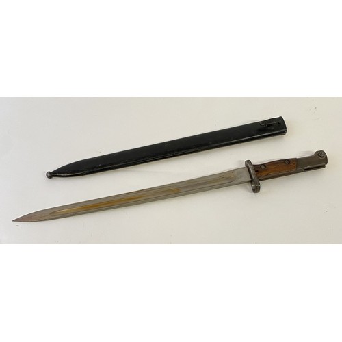 651 - Vintage Bayonet with Sheath 53.5cm Length