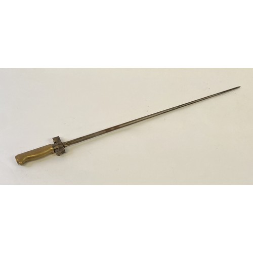 652 - Vintage French Lebel Rifle Bayonet 64cm Length