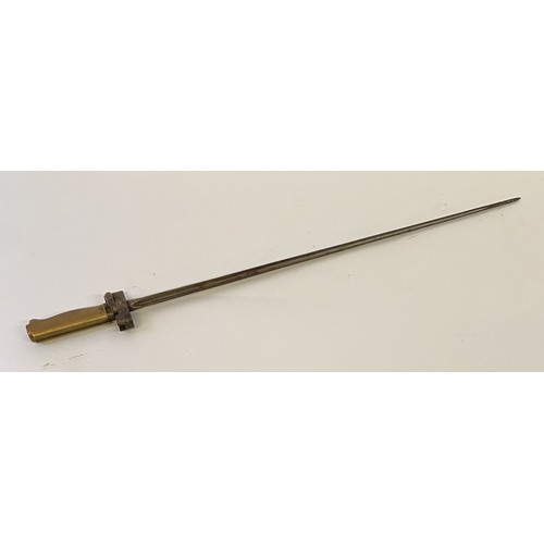 652 - Vintage French Lebel Rifle Bayonet 64cm Length