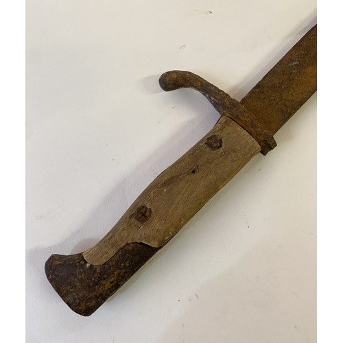 654 - Vintage WWI Butchers Bayonet 49cm Length