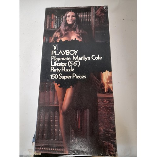 Playboy Life Size Jigsaw of Playmate Marilyn Cole (5' 6")