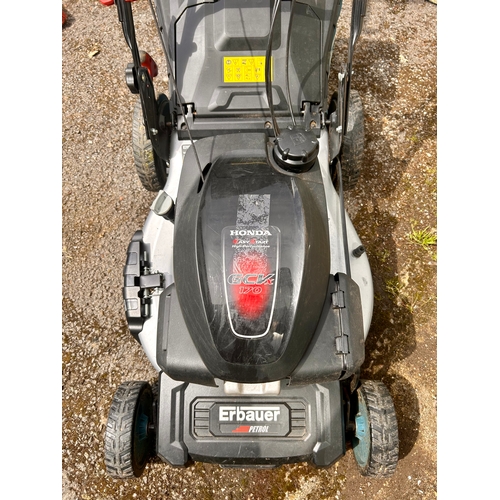 69 - Used working order Erbauer self Propelled lawn mower with a Honda 170cc engine.