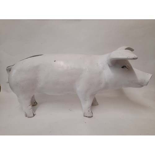 24 - Composite Pig, 60cm long x 29cm high