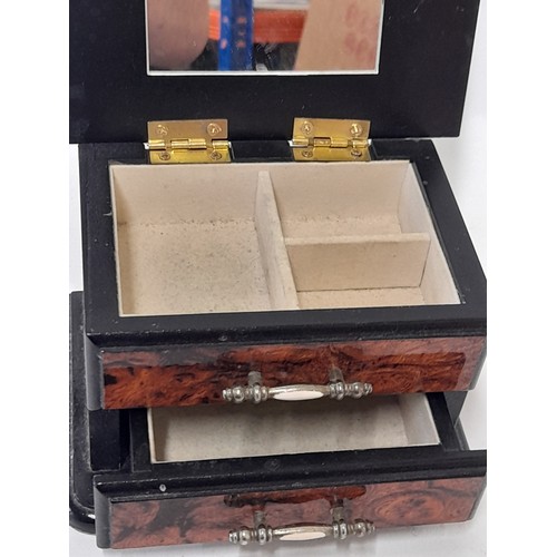 29 - Jewellery Box in the form of a Drawer cabinet, 14cm x 10cm x 10cm