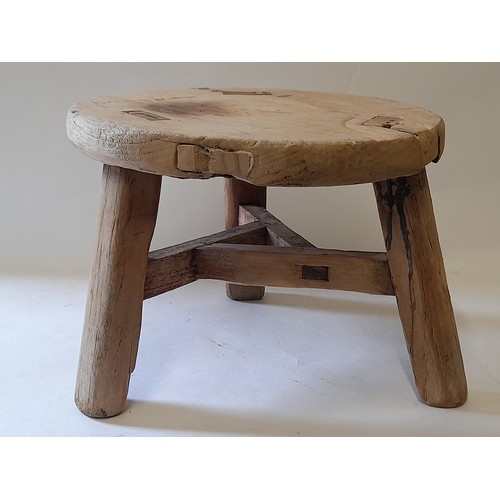 45 - 3 Legged Stool, 20cm high x 25cm diameter