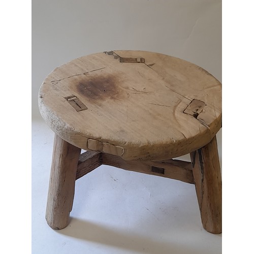 45 - 3 Legged Stool, 20cm high x 25cm diameter