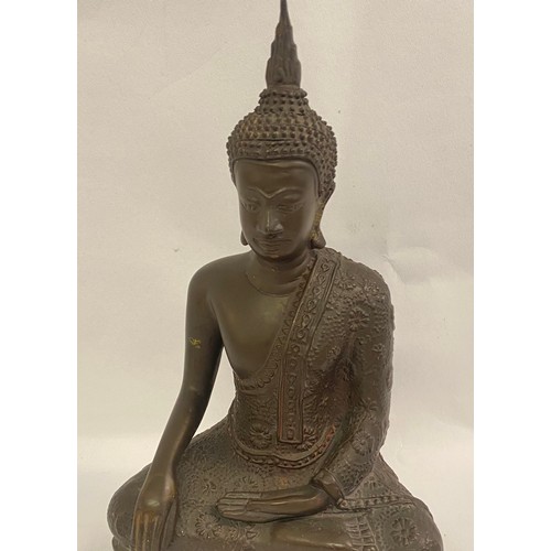 231 - Bronze  Buddha Figure 21.5cm Height